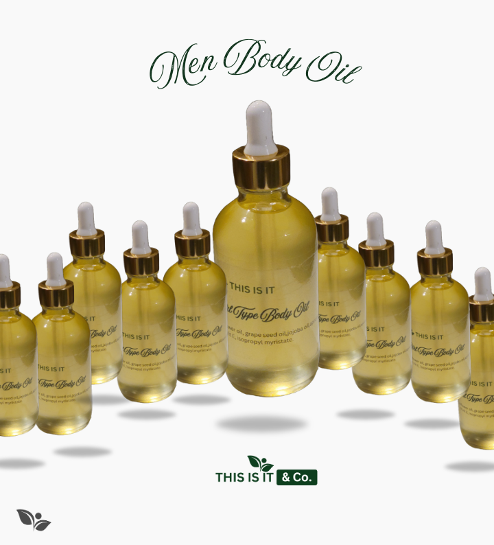 Men Body Oil 4oz