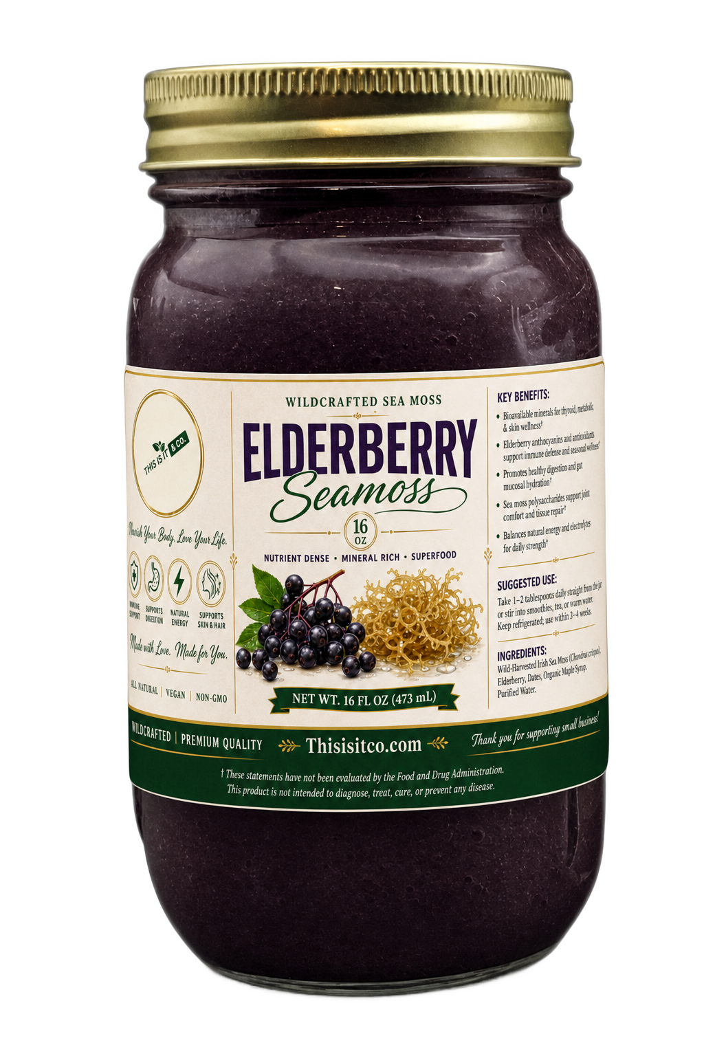 Elderberry Sea Moss