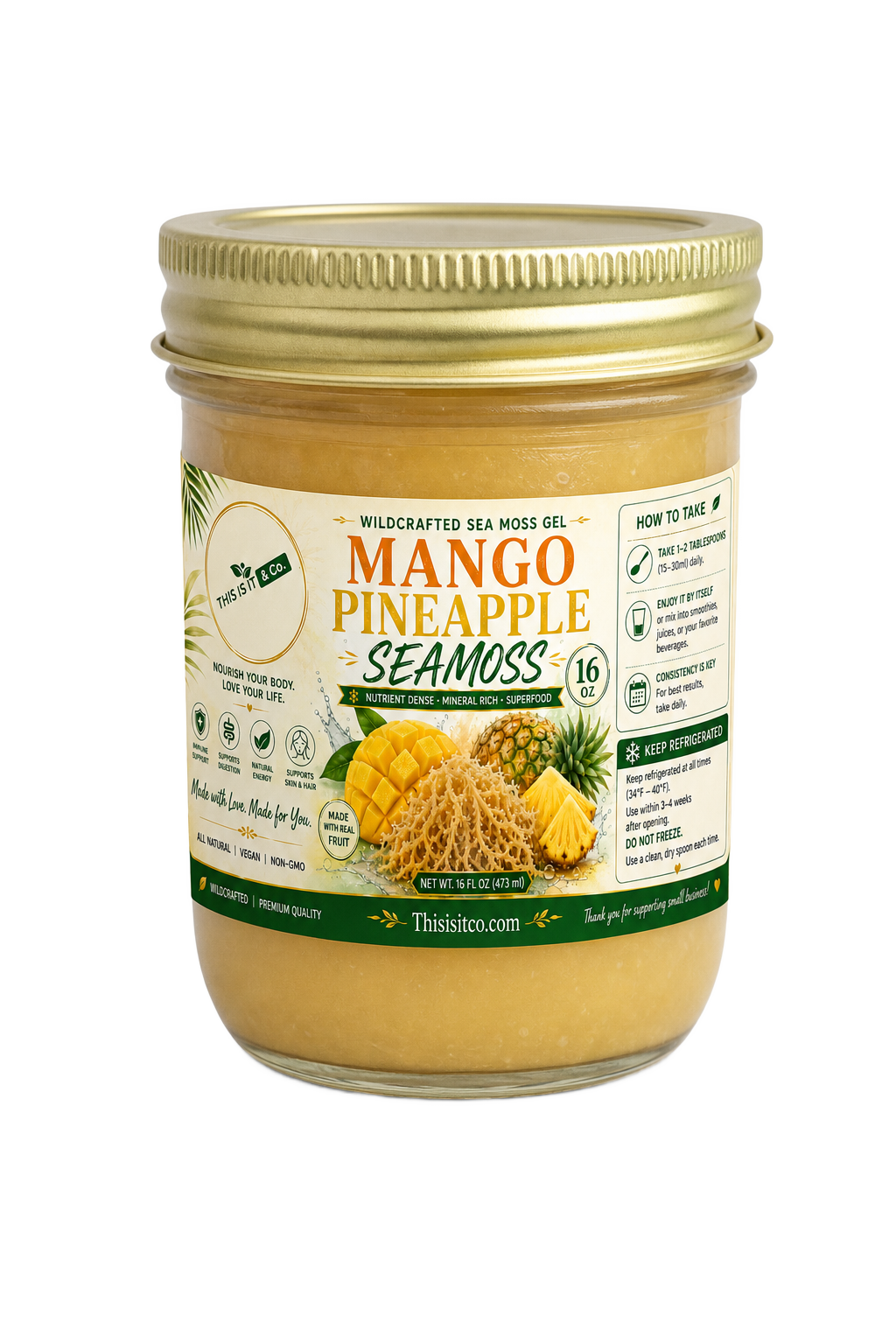 Mango Pineapple Sea Moss