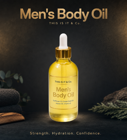 Men  Body Oil 4oz