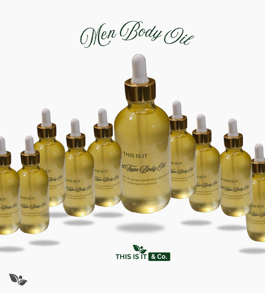 Men  Body Oil 4oz