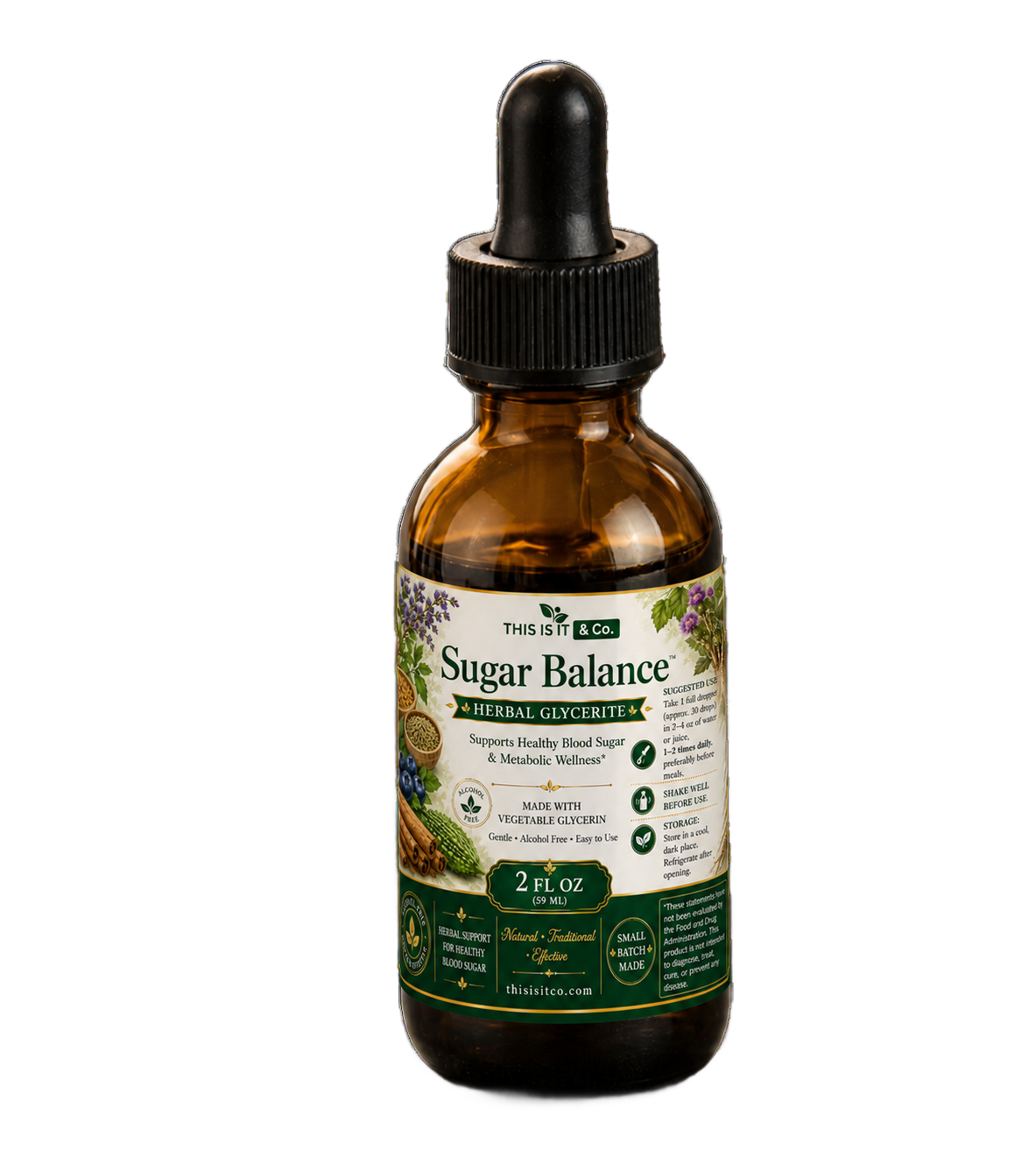 Sugar Balance  Glycerite