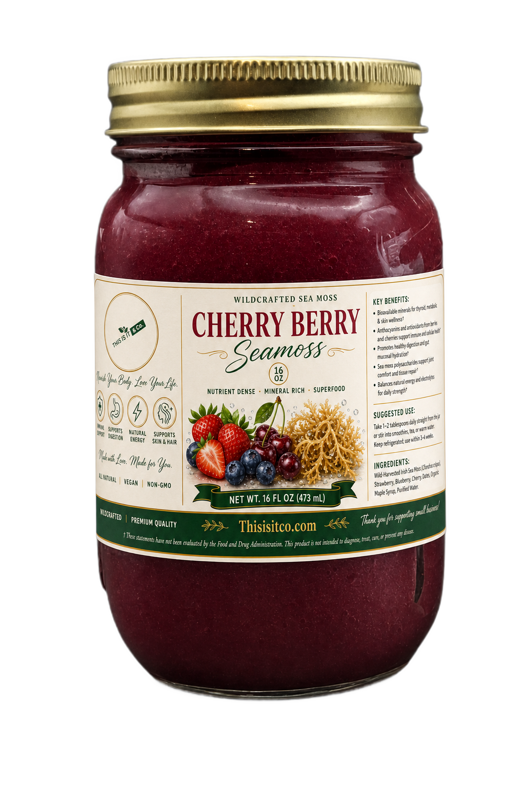 Cherry Berry Sea Moss