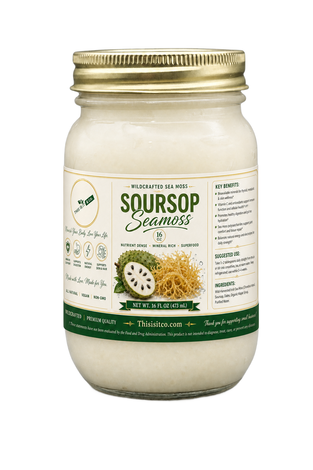 Soursop Sea Moss