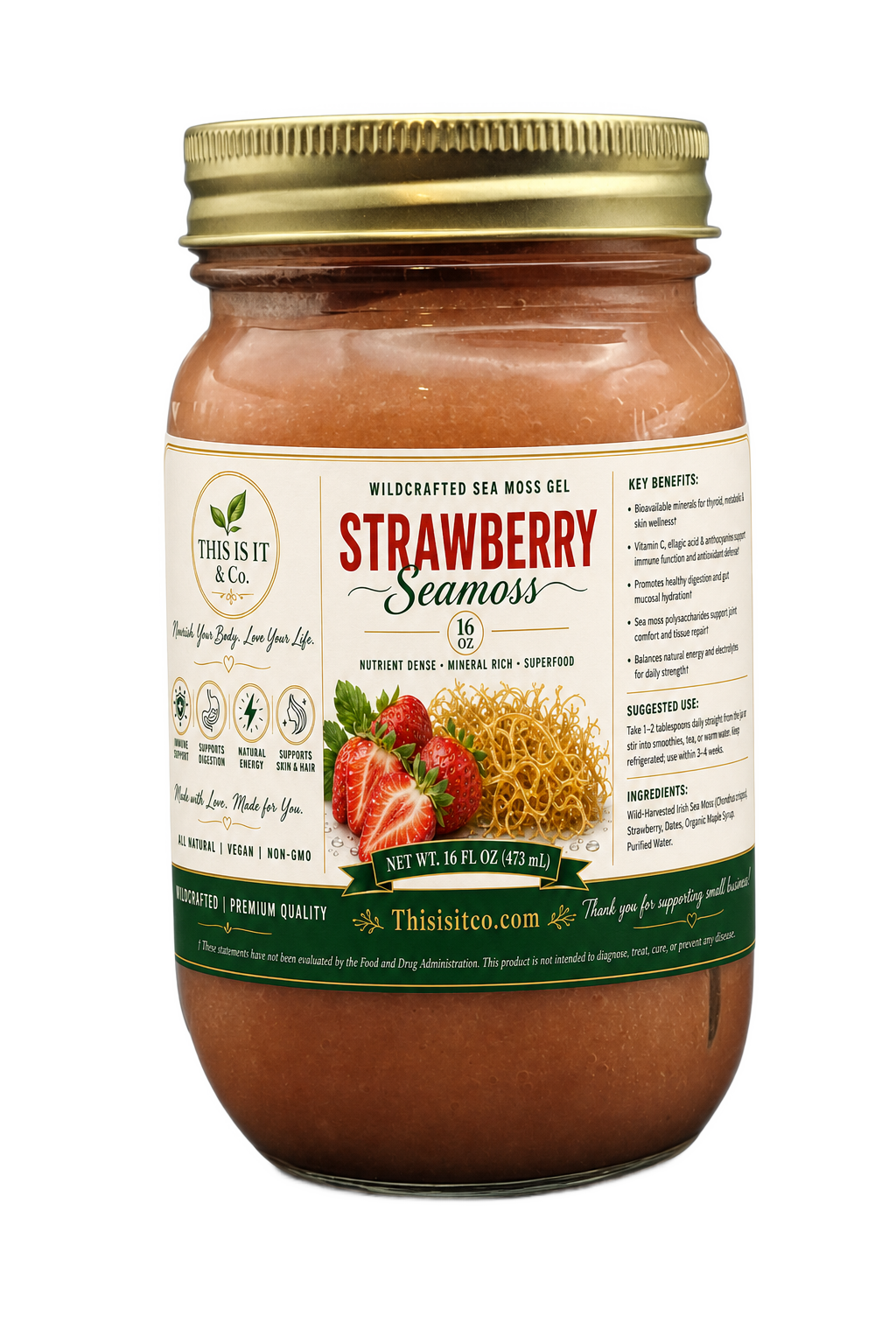Strawberry Sea Moss
